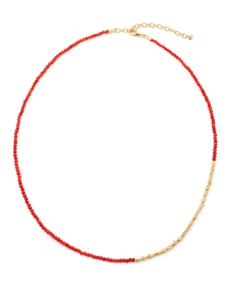 Monica Vinader Mini Nugget Halskette - Gold Gold
