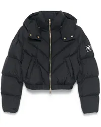 Elisabetta Franchi Gefütterte Cropped-Jacke Schwarz