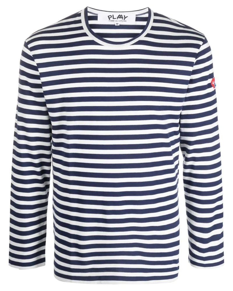 Comme des Garçons P1T332 1 - STREIFEN - Blau Blau