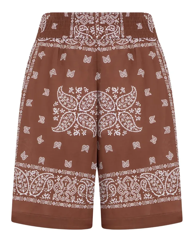 Fabiana Filippi graphic-pattern shorts - Braun Braun