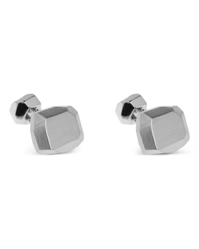 Lanvin Facettierte Manschettenknöpfe - 3 PALLADIUM PLATED 3