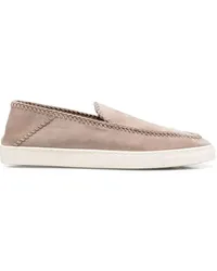 Giorgio Armani Loafer aus Wildleder Nude