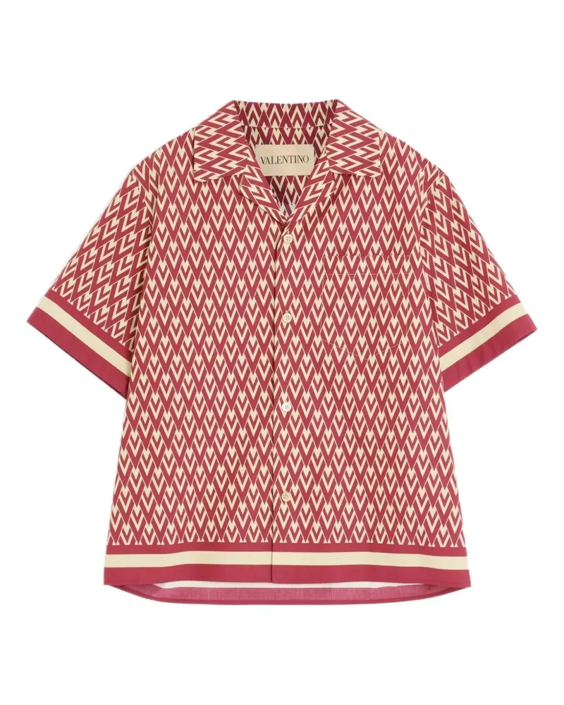 Valentino Garavani Hemd mit geometrischem Print - Rot Rot