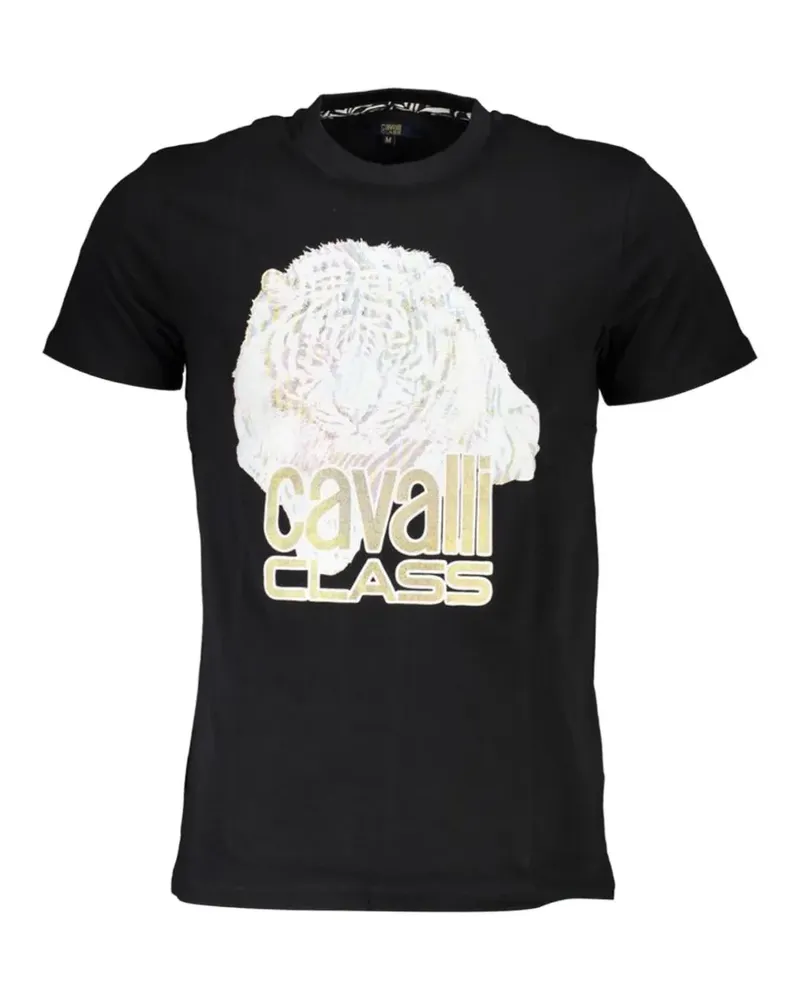 Roberto Cavalli tiger-print T-shirt - Schwarz Schwarz