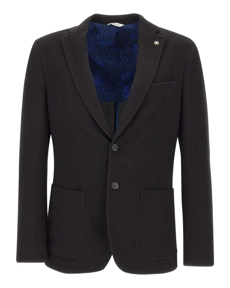 Manuel Ritz single-breasted blazer - Schwarz Schwarz