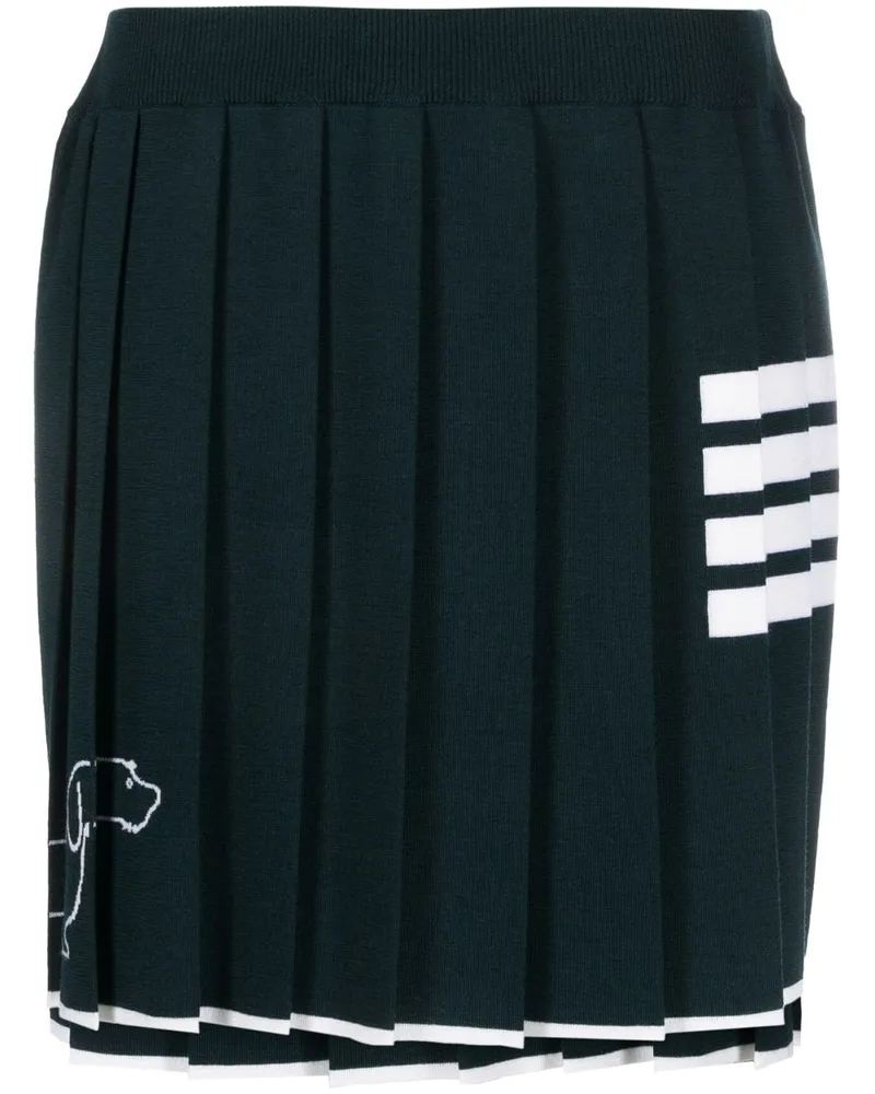 Thom Browne Hector Icon Minirock - Grün Grün