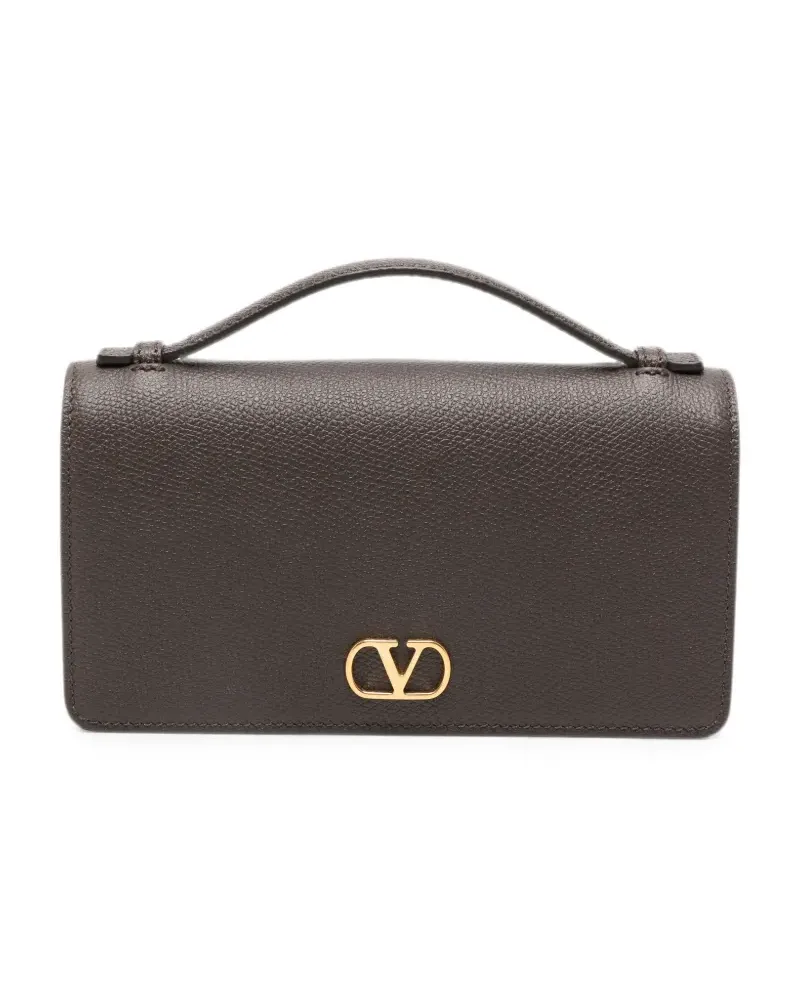 Valentino Garavani VLogo Signature Clutch - Braun Braun