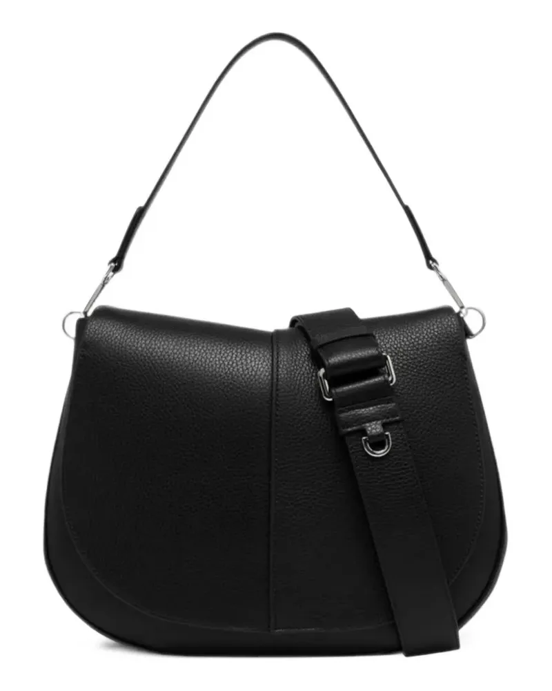 Gianni Chiarini Helena grainy leather tote bag - Schwarz Schwarz
