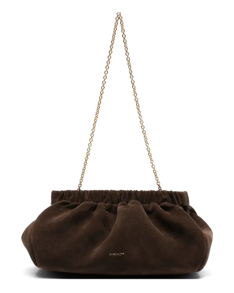 DeMELLIER Miami suede clutch bag - Braun Braun