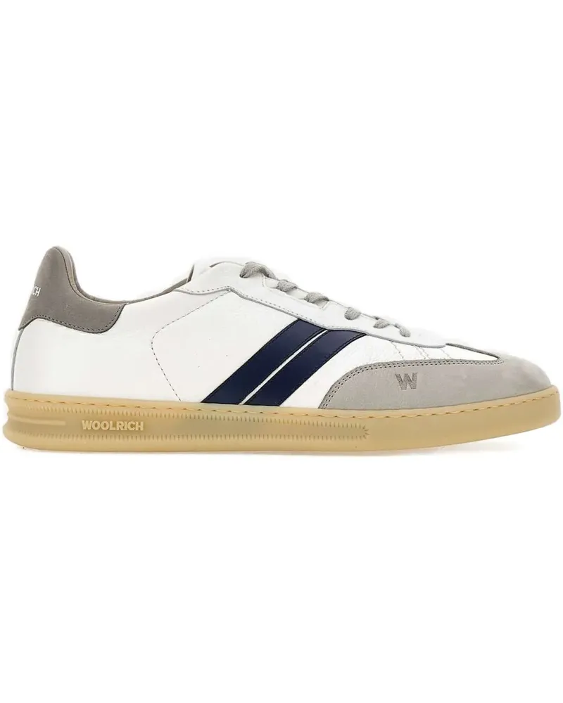 Woolrich Doubleu leather sneakers - Weiß Weiß