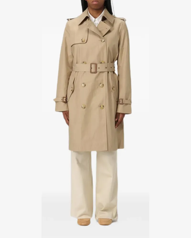 Ralph Lauren double-breasted belted trench coat - Nude Nude