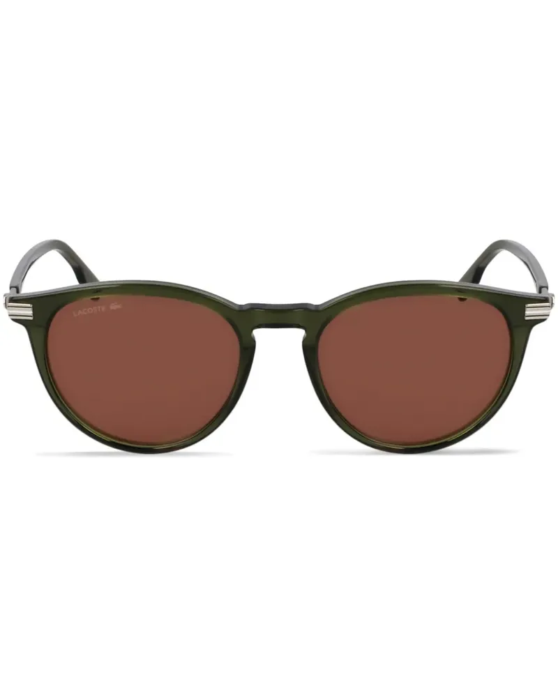 Lacoste Sonnenbrille mit rundem Gestell - Grün Grün