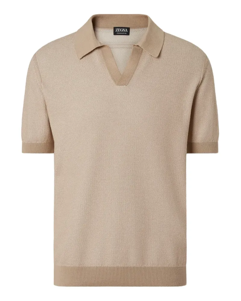 Ermenegildo Zegna Texturiertes T-Shirt - Nude Nude