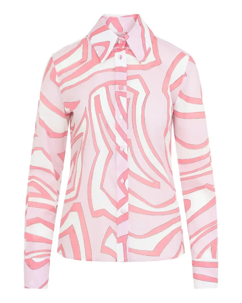 Emilio Pucci Hemd mit Iride-Print - Rosa Rosa