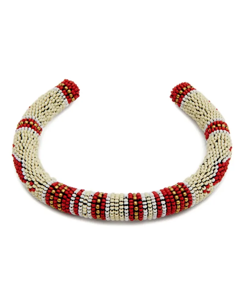 Isabel Marant Nina Armband mit Perlen - Nude Nude