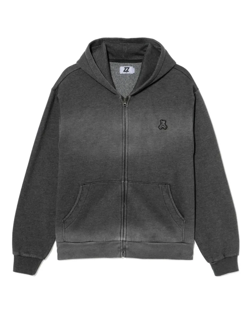Izzue Hoodie mit Teddy-Stickerei - Grau Grau