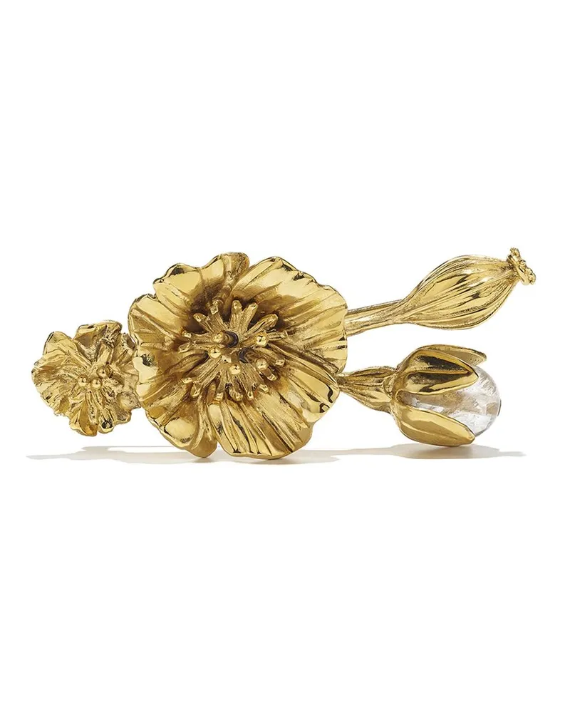 Goossens Paris Fleur de Pavot Bouquet-Brosche - Gold Gold