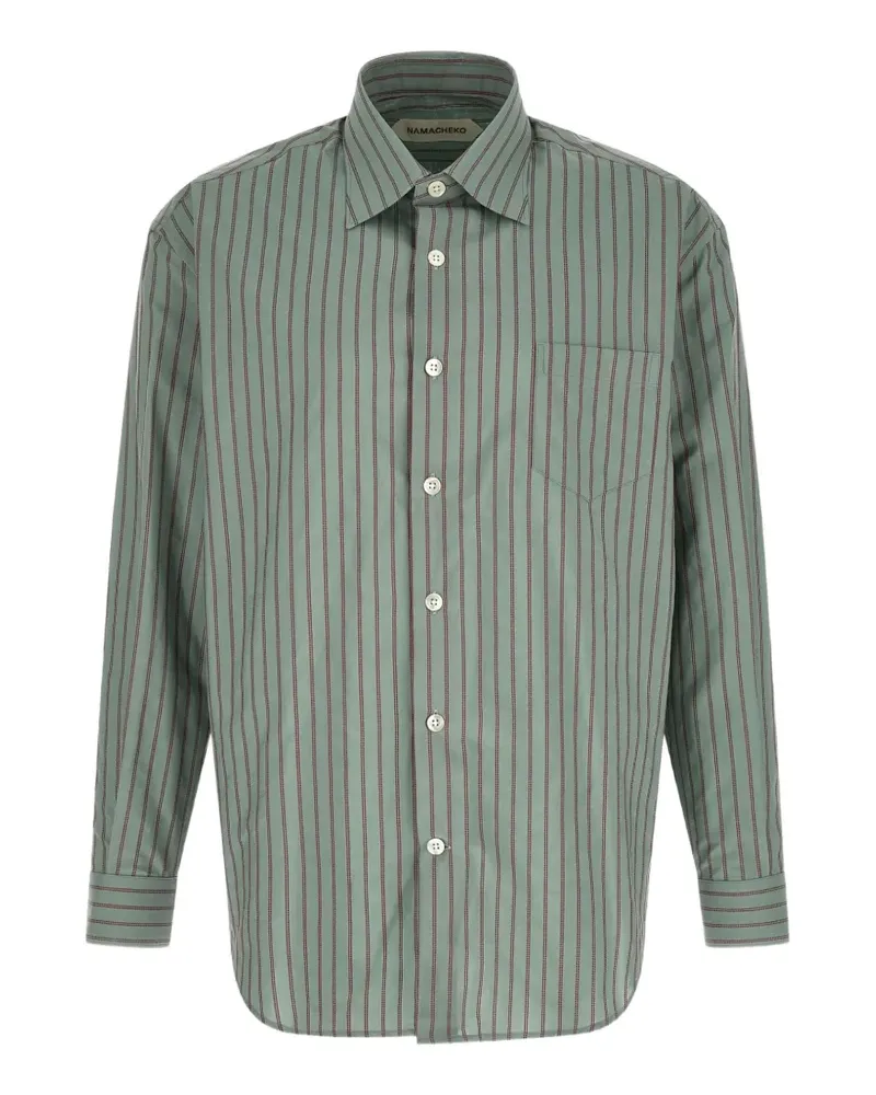 Namacheko striped shirt - Grün Grün