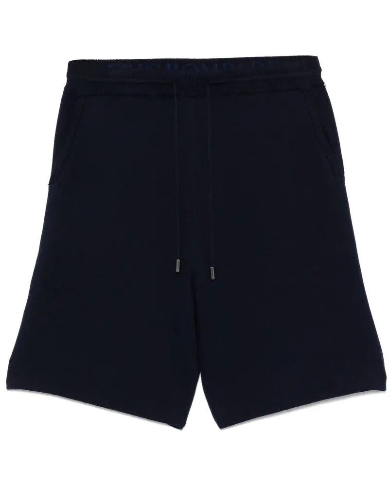 Eric Bompard Gestrickte Shorts - Blau Blau