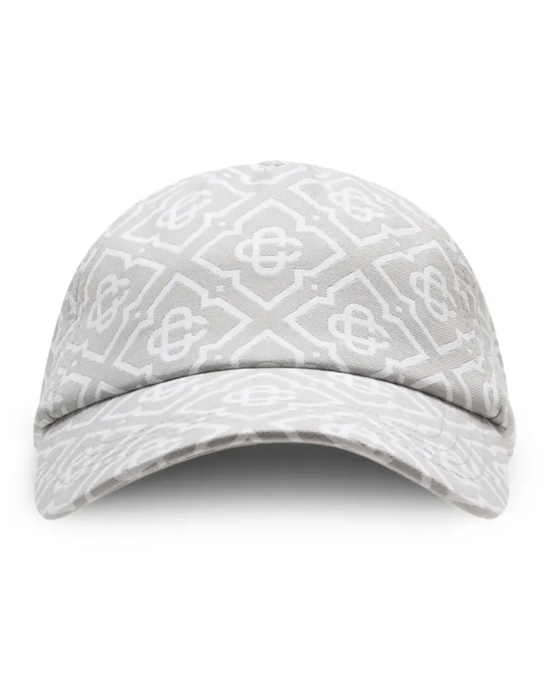 Casablanca Paris monogram-pattern baseball cap - Grau Grau
