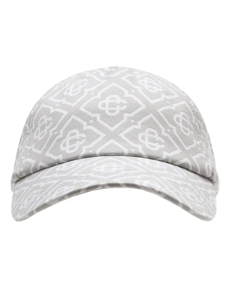 Casablanca Paris monogram-pattern baseball cap - Grau Grau