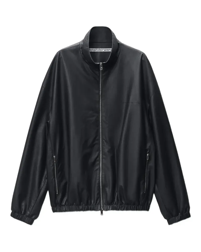 Alexander Wang Bomberjacke aus Leder - Schwarz Schwarz