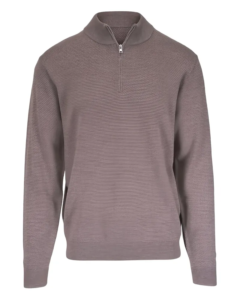 Peter Millar Klassischer Merinopullover - Braun Braun