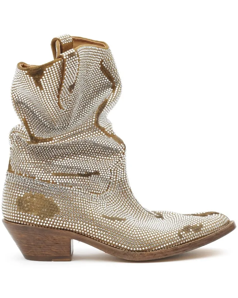 Maison Margiela Tabi Cowboystiefel 55mm Nude