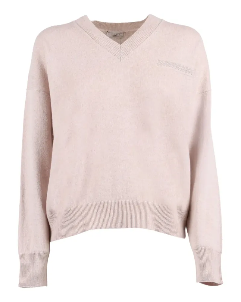 Peserico V-neck sweater - Rosa Rosa