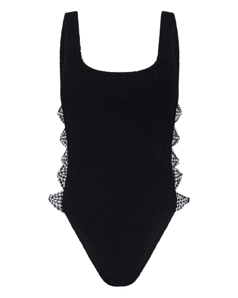 Hunza G Tiffany Badeanzug - Schwarz Schwarz