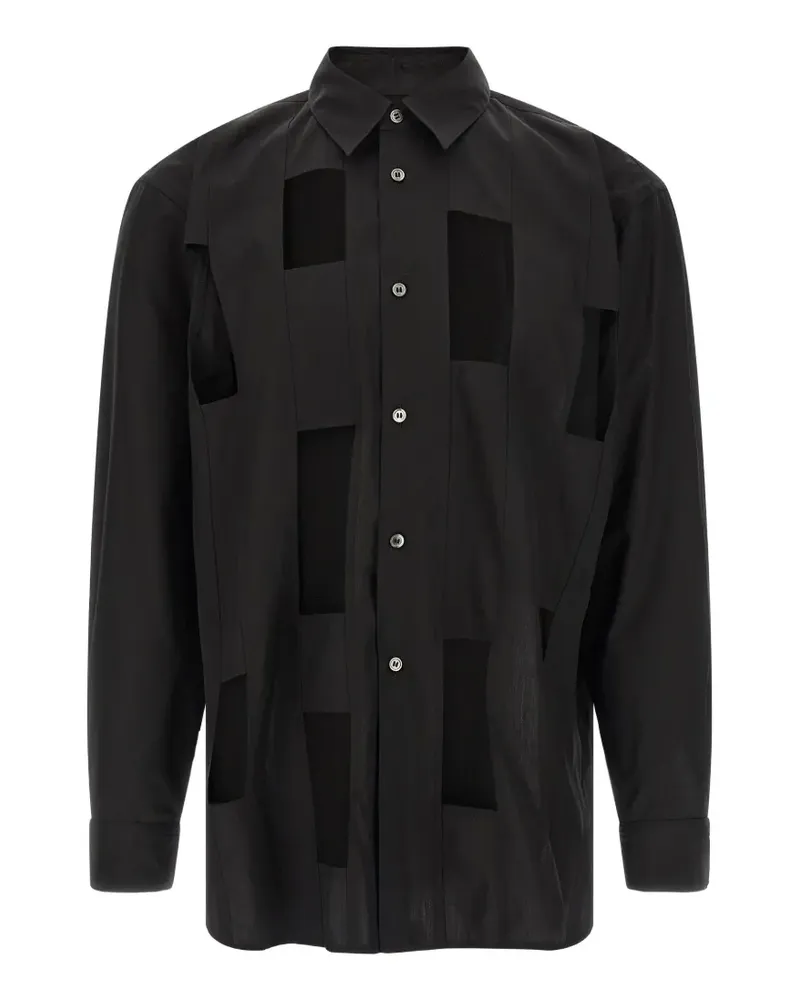 Comme des Garçons T-Shirt mit geometrischem Print - Schwarz Schwarz