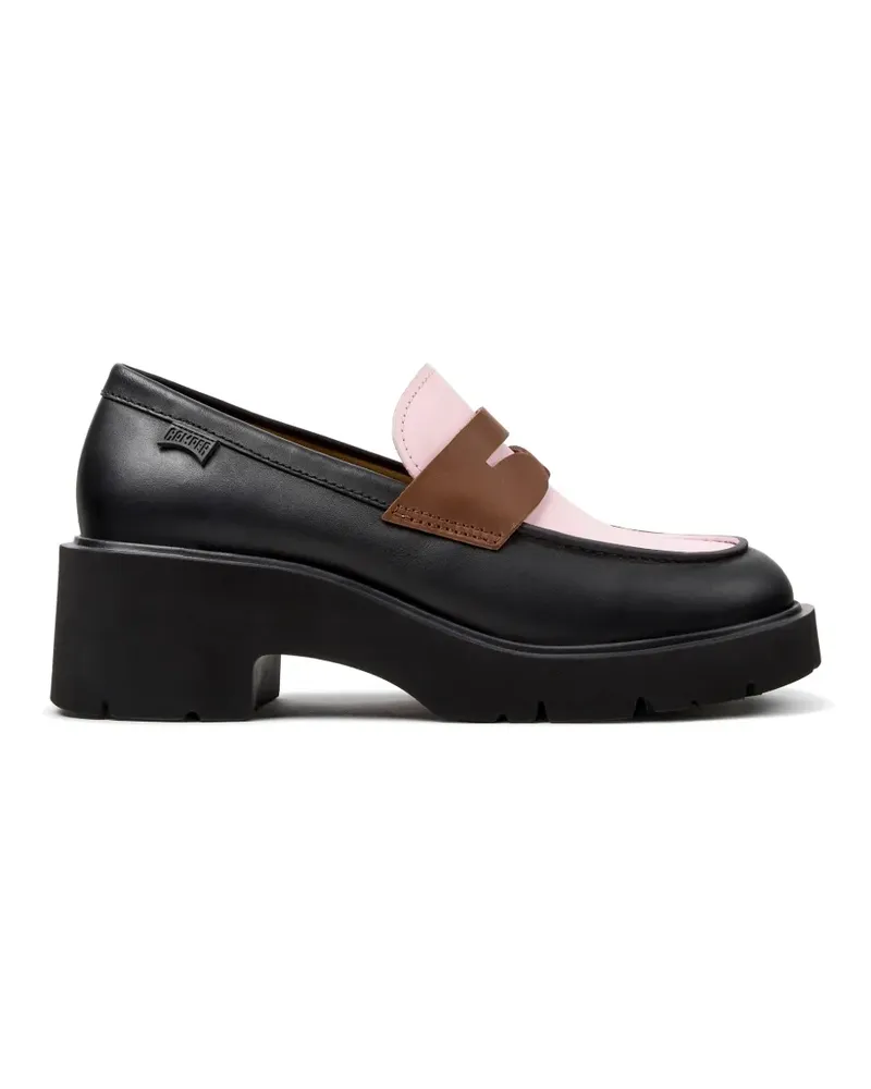 Camper Milah Twins Loafer - Schwarz Schwarz
