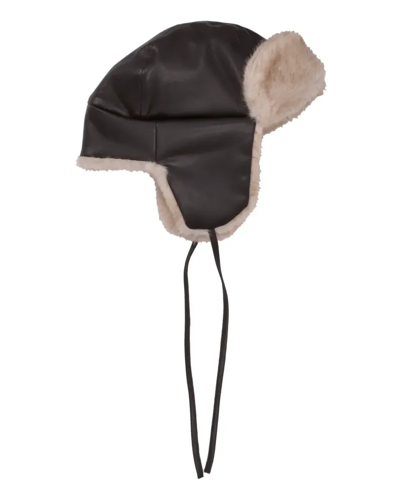 P.A.R.O.S.H. P.A.R.O H. faux-fur trapper hat - Braun Braun
