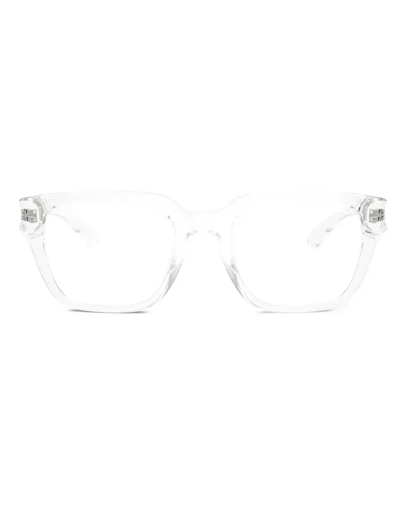Diesel Brille mit eckigem Gestell - Weiß Weiß