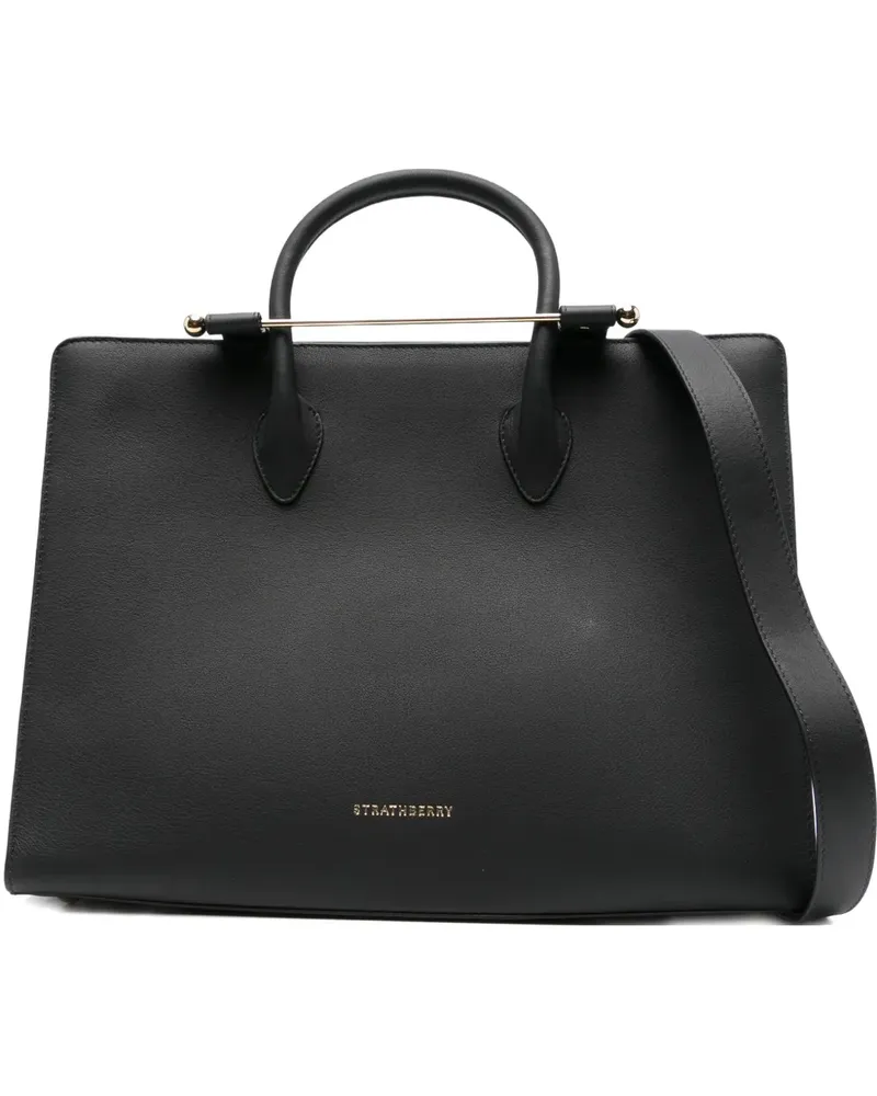 Strathberry Handtasche aus Leder - Schwarz Schwarz