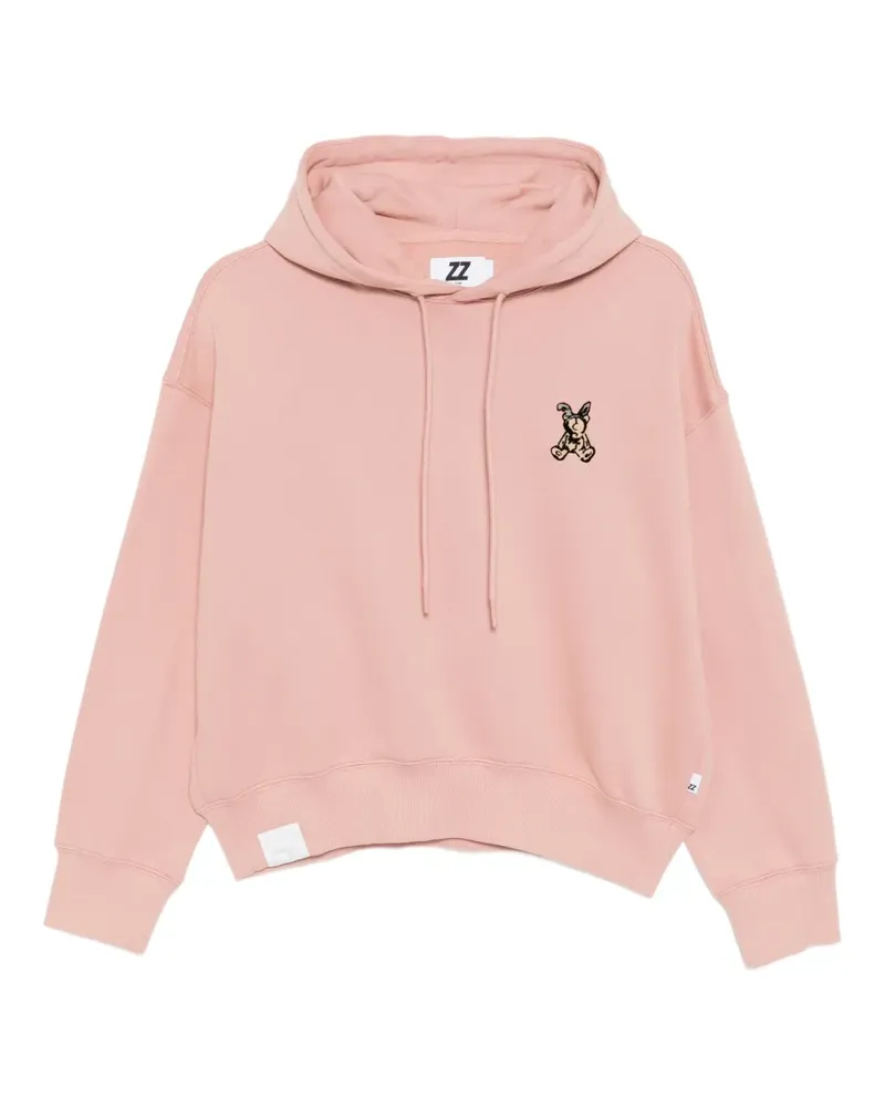 Izzue Hoodie mit Logo-Stickerei - Rosa Rosa