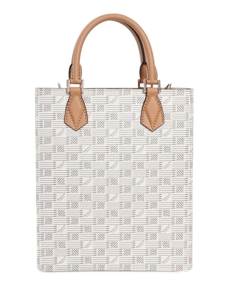 Moreau Paris Handtasche mit Print - Nude Nude