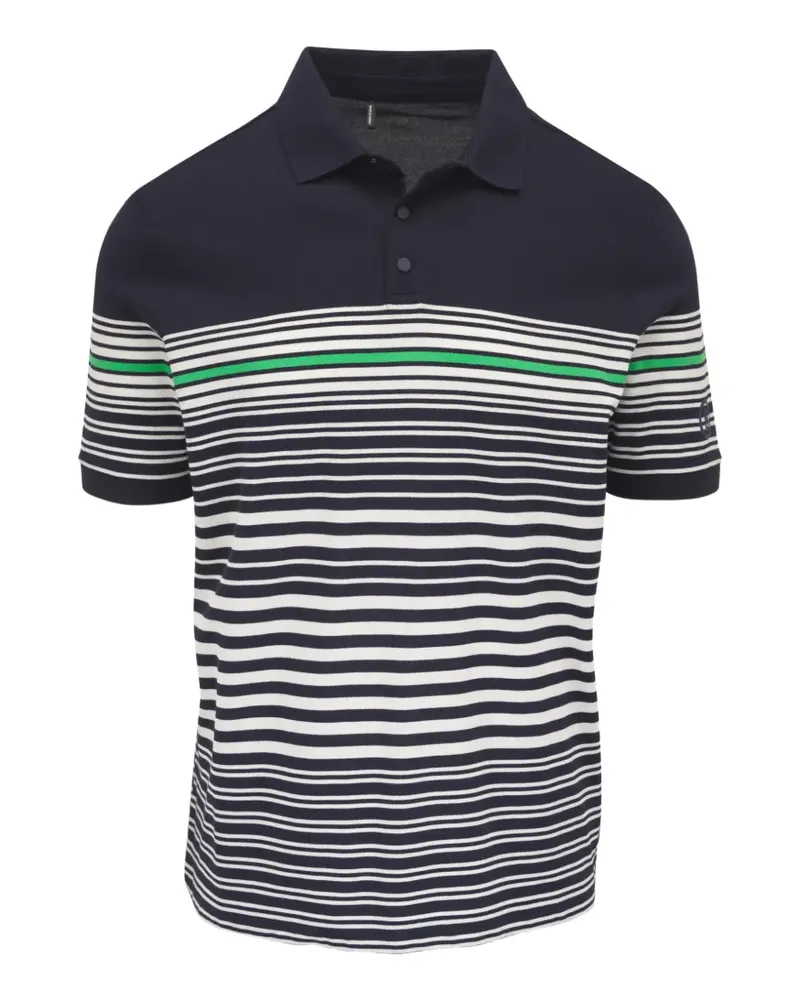 Bogner Jannes striped short-sleeve polo shirt - Blau Blau