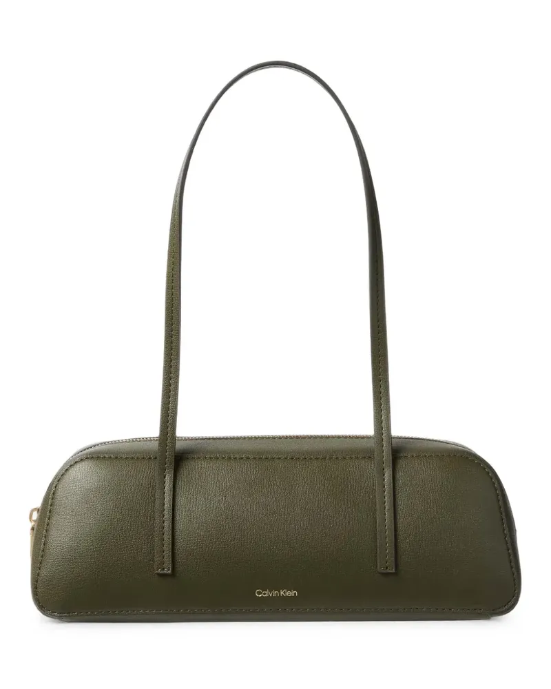 Calvin Klein logo-print shoulder bag - Grün Grün