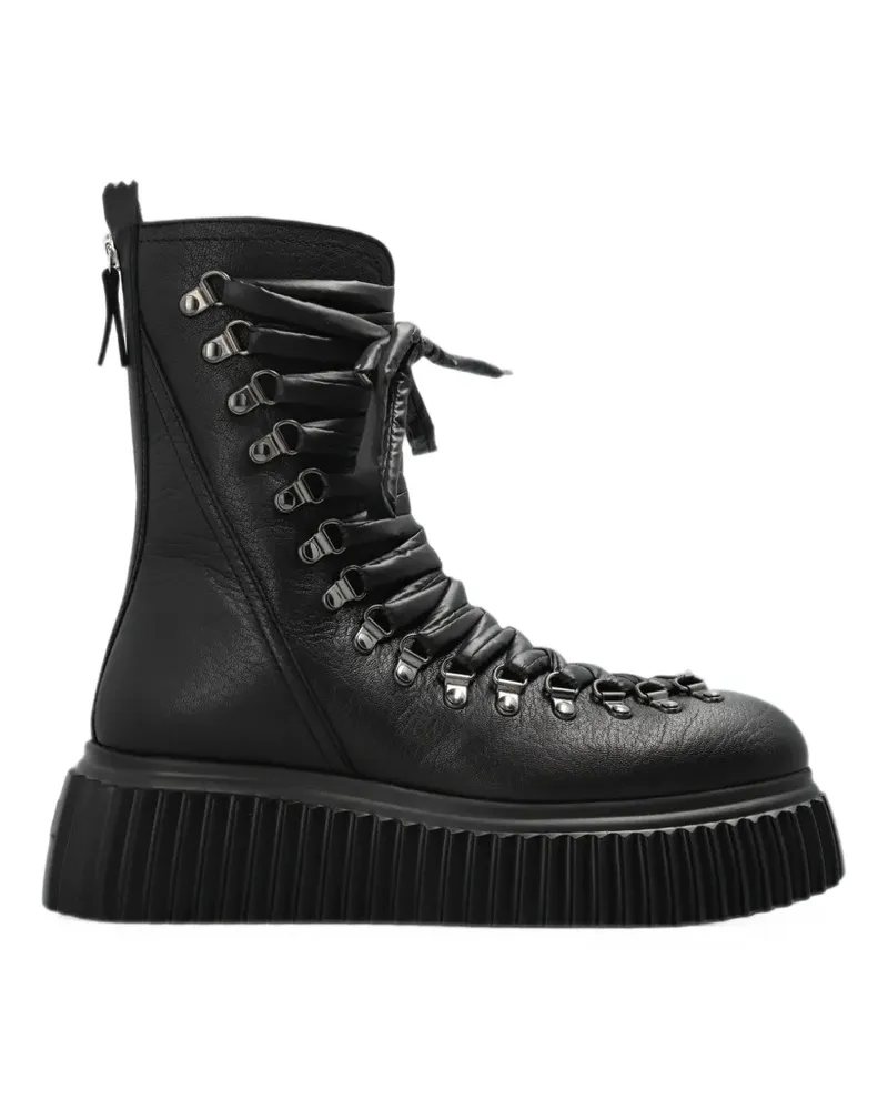 Attilio Giusti Leombruni Dromo platform boots - Schwarz Schwarz
