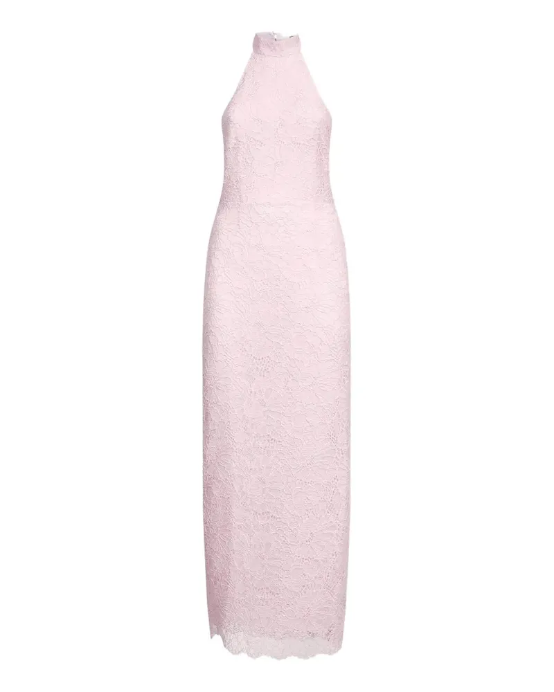 ROTATE Birger Christensen Neckholder-Kleid aus Spitze - Rosa Rosa