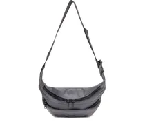 Gürteltasche mit Reißverschluss - Grau