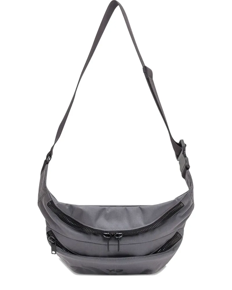Y-3 Gürteltasche mit Reißverschluss - Grau Grau