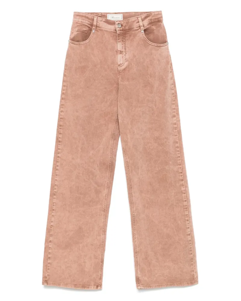 Blumarine Gerade Jeans - Braun Braun