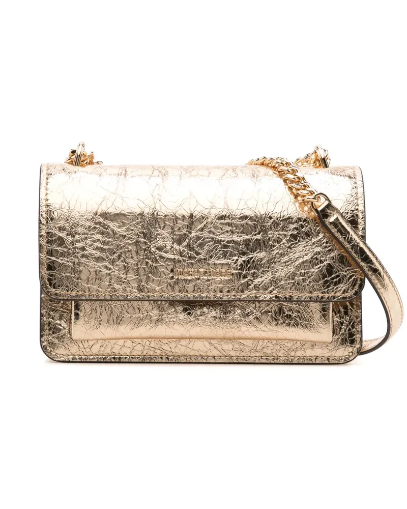 Michael Kors Schultertasche mit Druckknopfverschluss - Gold Gold