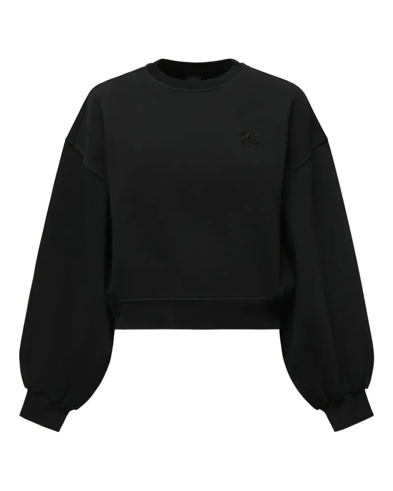 Pinko Besticktes Sweatshirt - Schwarz Schwarz