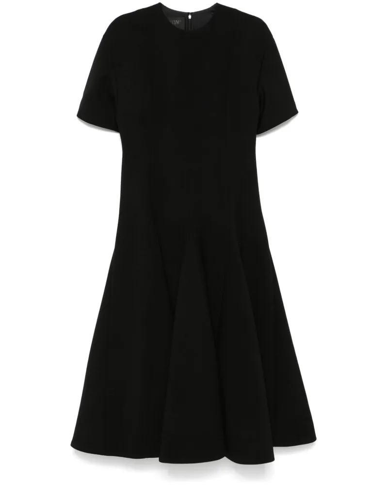 Valentino Garavani Ausgestelltes Midikleid - Schwarz Schwarz