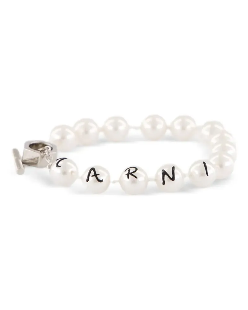 Marni logo bracelet - Silber Silber
