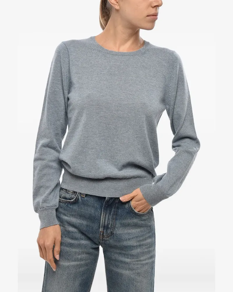 Malo crew-neck long-sleeve sweater - Blau Blau