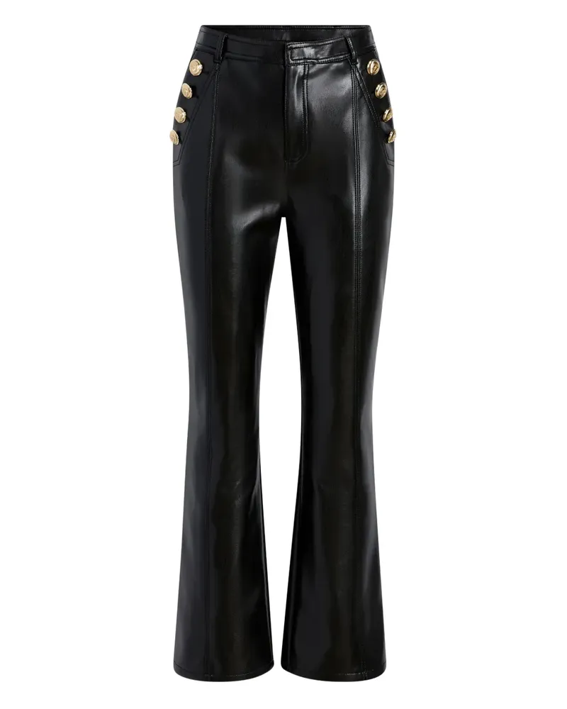 Cinq à Sept Ausgestellte Suzette Cropped-Hose - Schwarz Schwarz